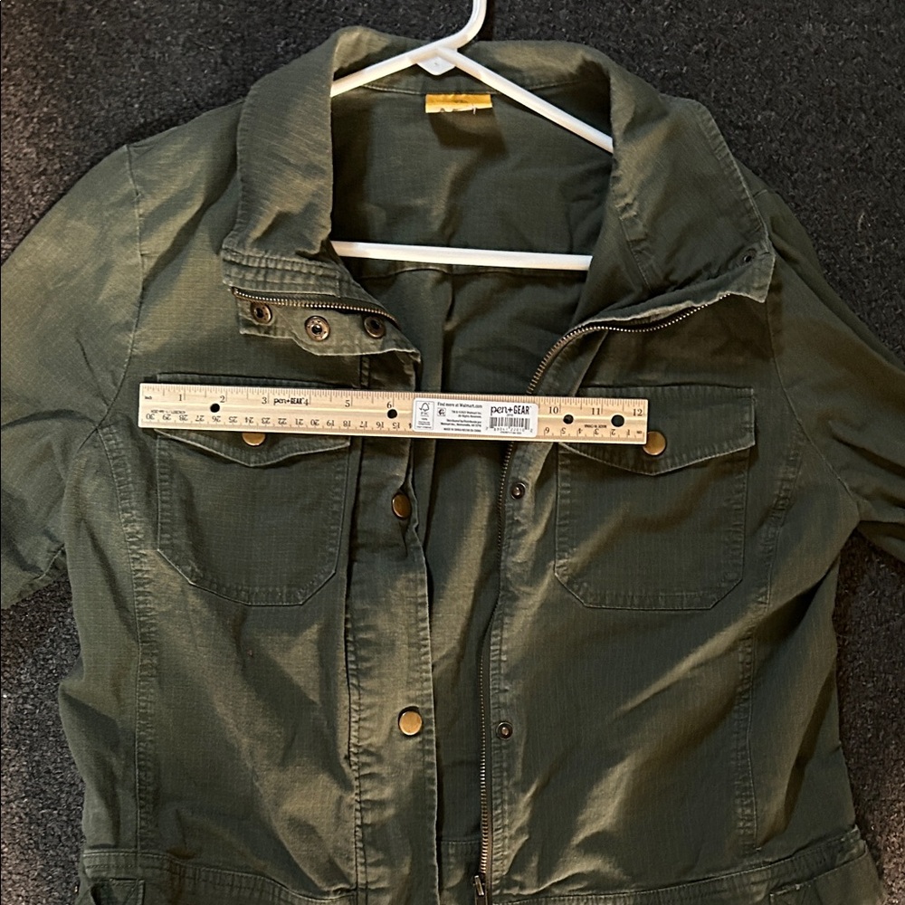 Ruby Rd. Olive Green Jacket - Picture 2 of 4